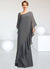 Savanah Sheath/Column One-Shoulder Floor-Length Chiffon Mother of the Bride Dress 126P0014995