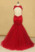 2024 Plus Size Open Back Scoop Prom Dresses Mermaid With Applique And Beads Tulle